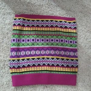 Tribal mini skirt